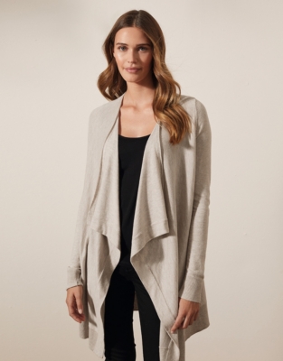 Longline waterfall cardigan sale