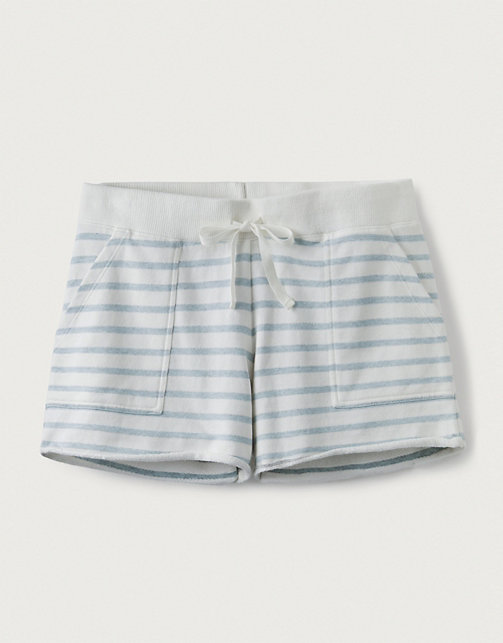 Loopback Stripe Shorts | Clothing Sale | The White Company UK