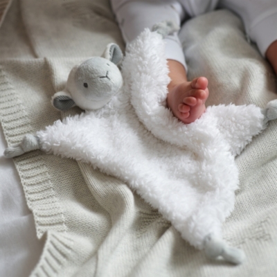 Lamb baby comforter best sale