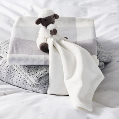 white company monkey comforter