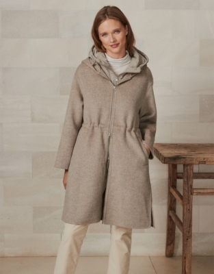 Luxe Double-Faced Wool-Rich Parka