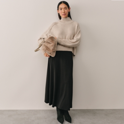 Luxe Jersey Circle Skirt