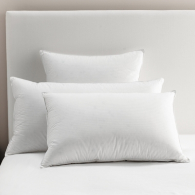 Luxurious Siberian Goose Down Support Pillow Pillows The White