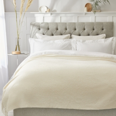 Luxury AlpacaSilk Throw Bedroom Sale The White Company UK