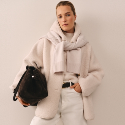 Luxury Borg Hooded Coat