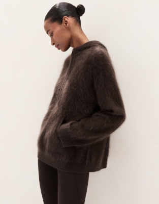 Luxury Brushed Cashmere Hoodie
