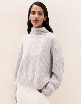 Luxury Cashmere Cable Jumper