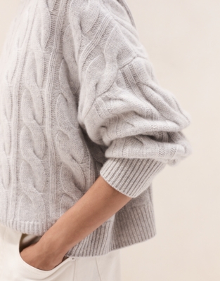 Luxury Cashmere Cable Jumper