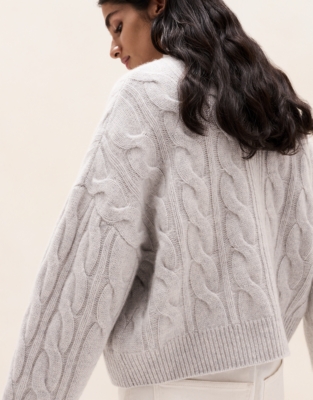 Luxury Cashmere Cable Jumper