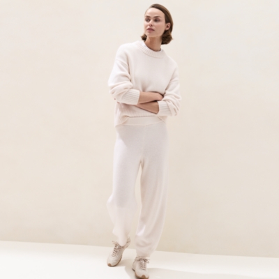 Luxury Cashmere Lounge Barrel Joggers