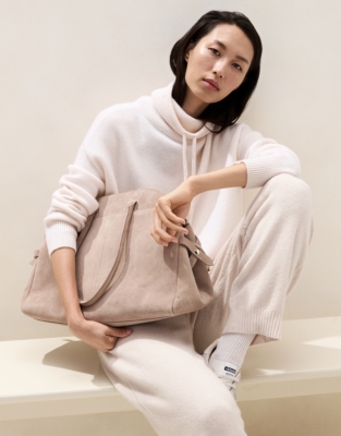 Luxury Cashmere Lounge Funnel Neck