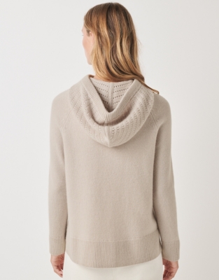 Luxury Cashmere Stitch Detail Hoodie