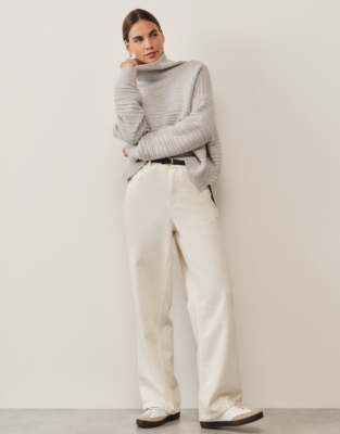 Luxury Cashmere Textured Stitch Sweater