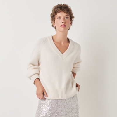 Luxury Cashmere V-Neck Jumper