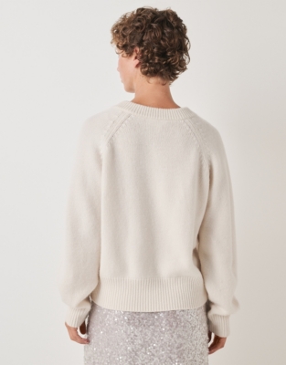 Luxury Cashmere V-Neck Jumper