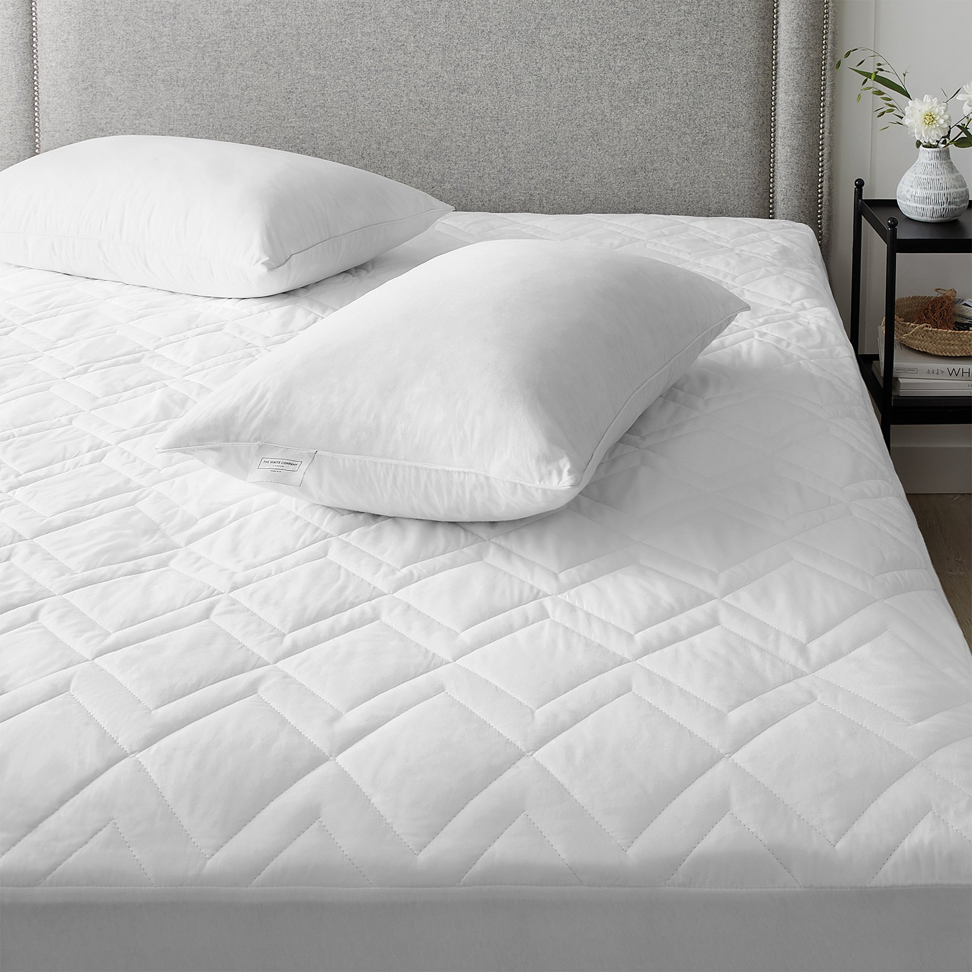 Details about   The Fine Bedding Company Quilted Luxury Waterproof Mattress Protector 
