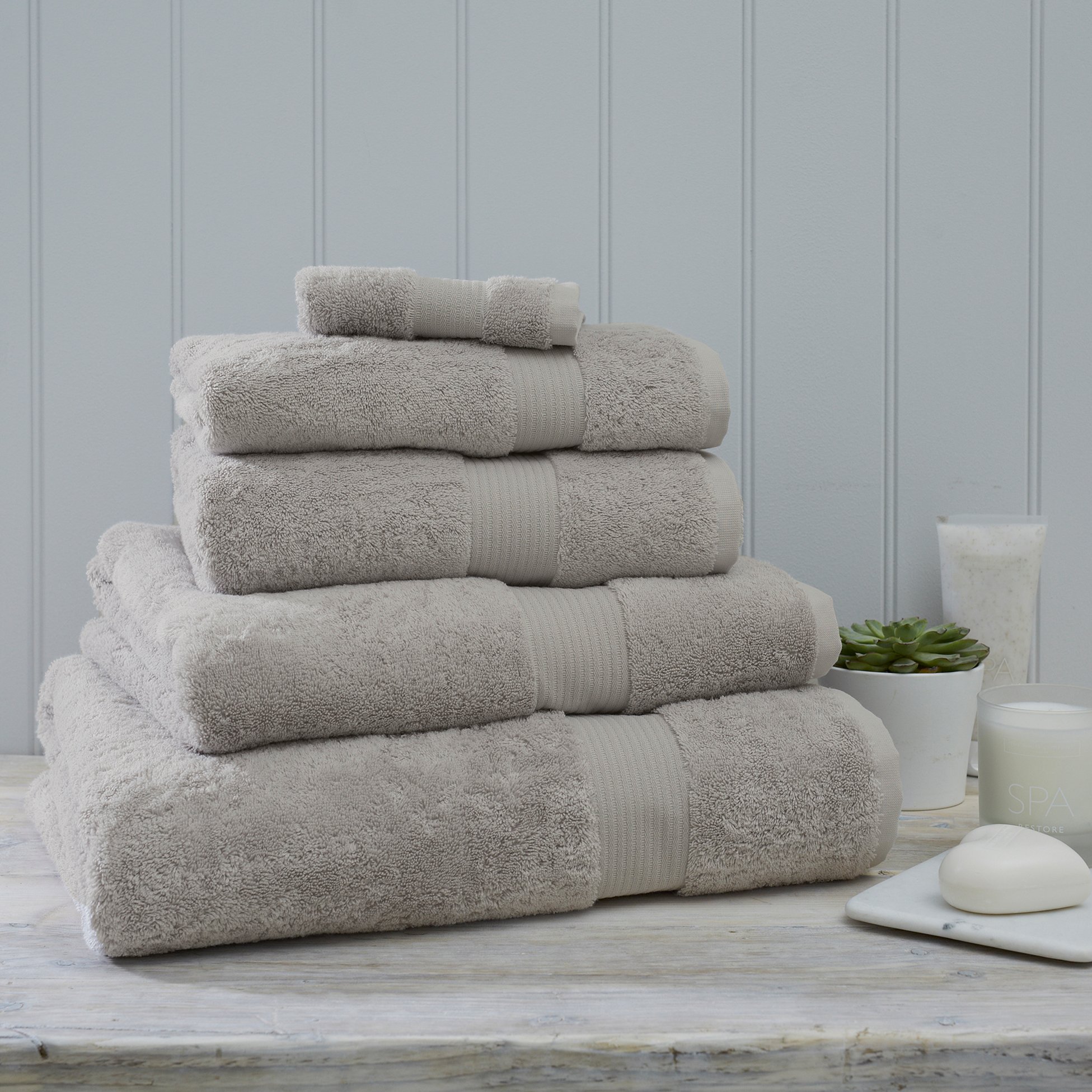 White, Bath Towels Set of 4 Premium Quality for Daily Bathroom Use 100% Cotton Towel Ephesos Ephes Collection Bath Towels Set 