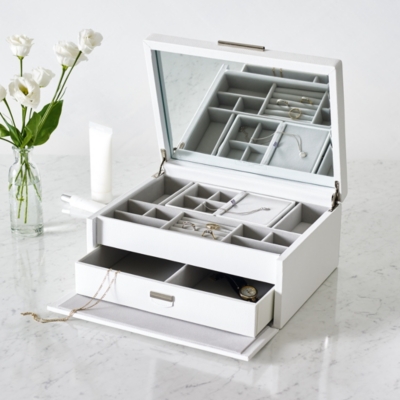 Luxury Leather Jewelry Box Home Sale The White Company Us