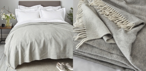 Bed Throws, Bedspreads & Bed Cushions The White Company UK