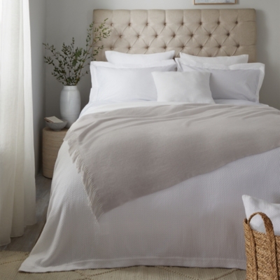 White company best sale cashmere blanket