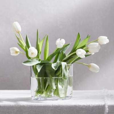 Lyndon Square Vase Home Decor The White Company US