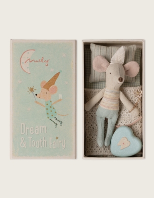 Maileg Tooth Fairy Mouse Little Brother in Matchbox