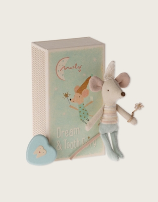 Maileg Tooth Fairy Mouse Little Brother in Matchbox
