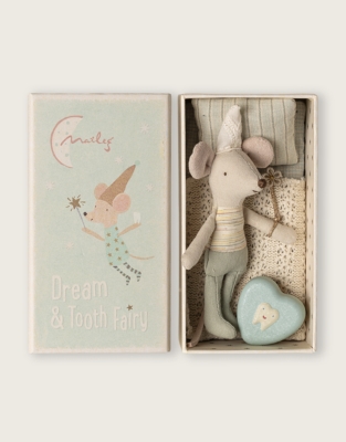 Maileg Tooth Fairy Mouse Little Brother in Matchbox