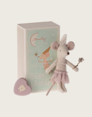Maileg Tooth Fairy Mouse Little Sister in Matchbox 