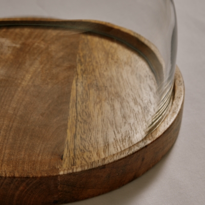 Mango Wood Cloche