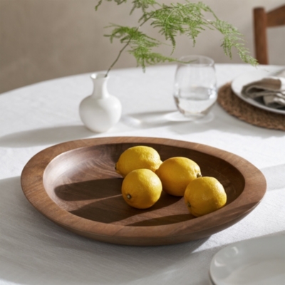 Mango Wood Platter | Kitchen and Dining | The White Company UK