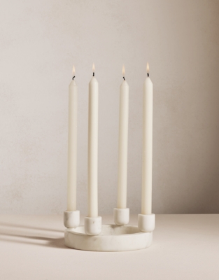 Marble 4 Piece Dinner Candle Ring