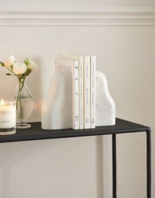 Marble Bookends