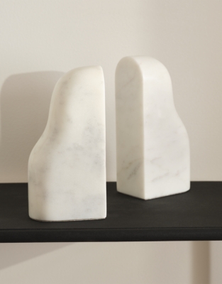 Marble Bookends