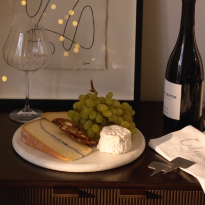 Marble Cheese Board Gift Set