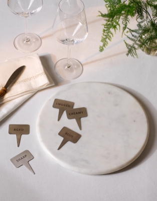 Marble Cheese Board Gift Set