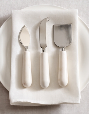 Marble Cheese Knives – Set of 3