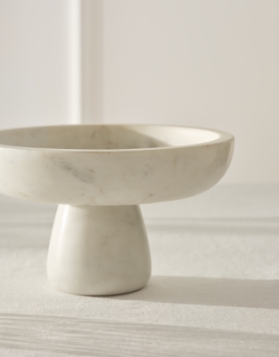 Marble Footed Bowl