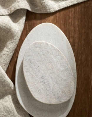 Marble Pebble Plate – Large