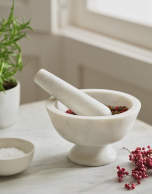 Marble Pestle & Mortar