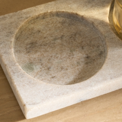 Marble Round Bottle Holder