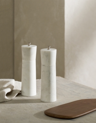 Marble Salt & Pepper Mills – Set of 2