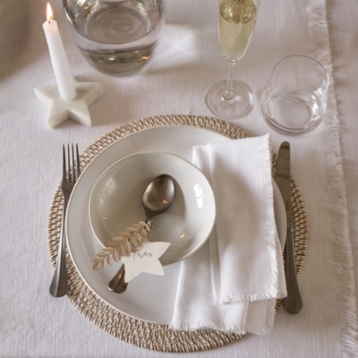 Marble Star Dinner Candle Holder Home Accessories Sale The White