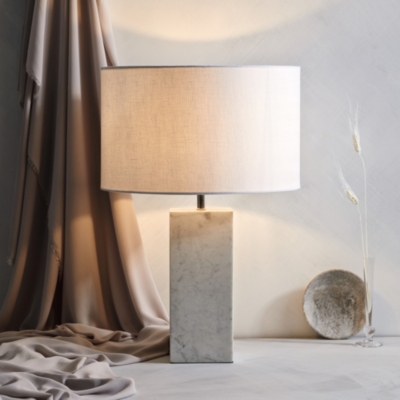 white company floor lamp