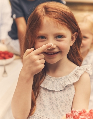 Margot Floral Organic Cotton Swing Dress (18mths–6yrs)