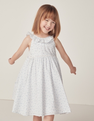 Margot Floral Organic Cotton Swing Dress (18mths–6yrs)