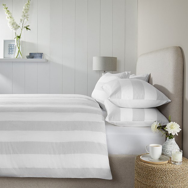 Maris Stripe Bed Linen Collection | Bed Linen Collections | The White Company