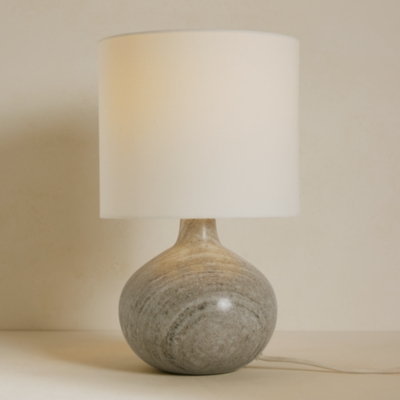 Marlow Marble Round Table Lamp