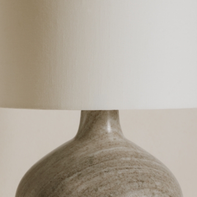 Marlow Marble Round Table Lamp