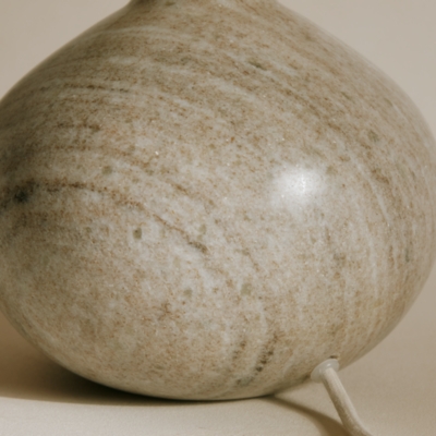 Marlow Marble Round Table Lamp